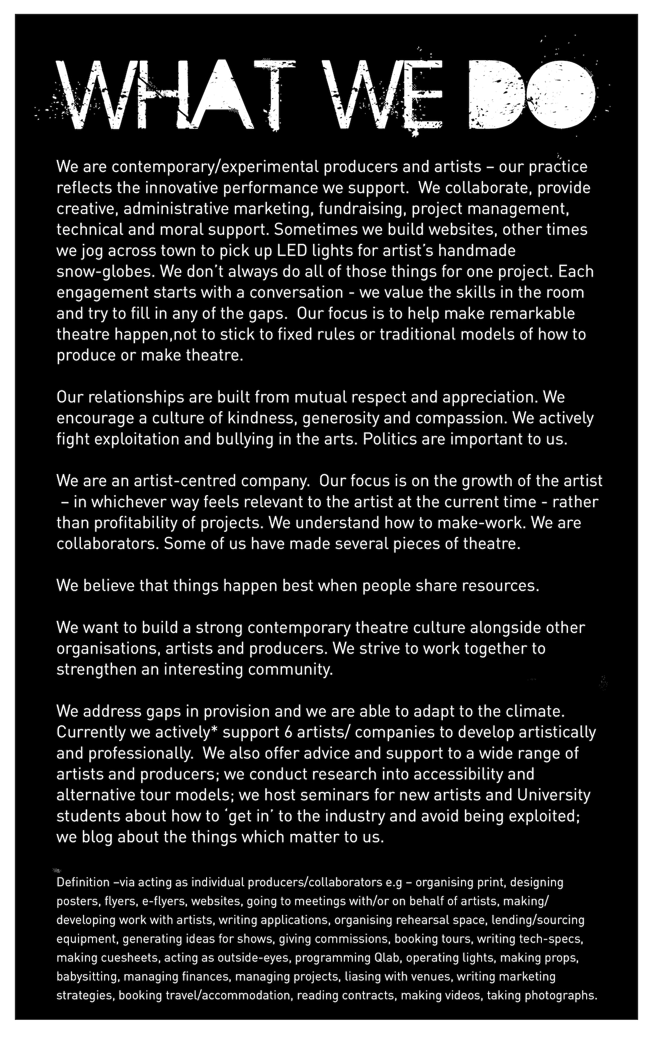 MANIFESTO